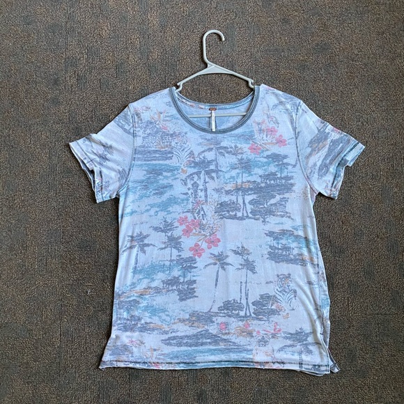 Printed camouflage T-shirt - Picture 2 of 3